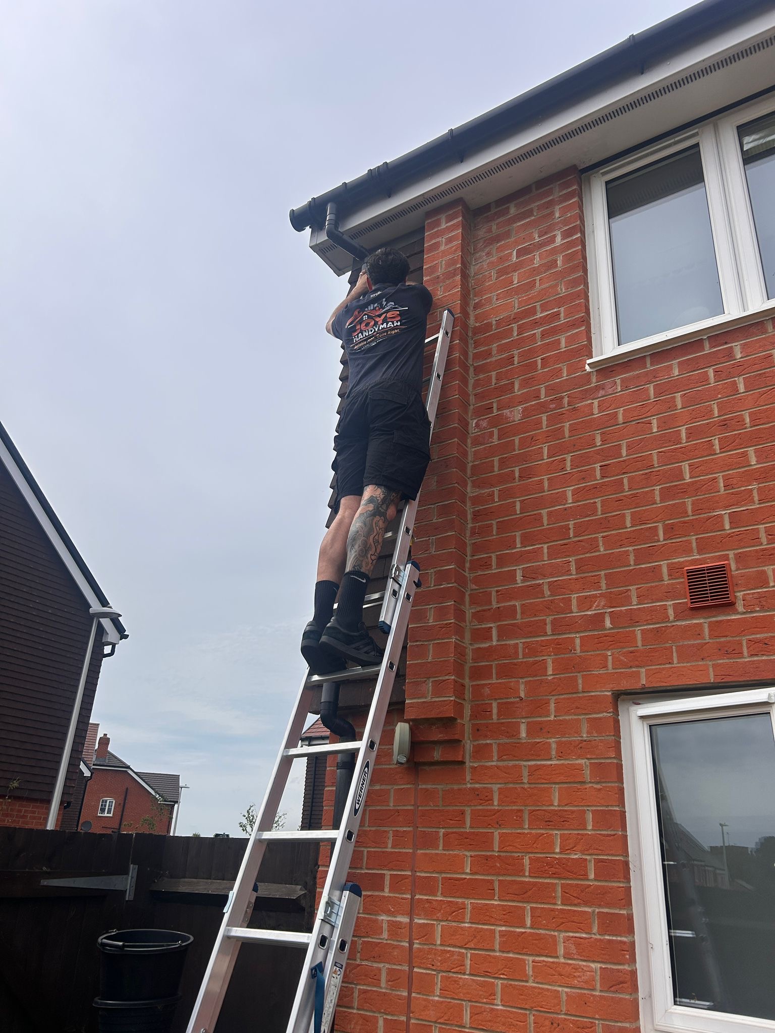 Gutter repair job